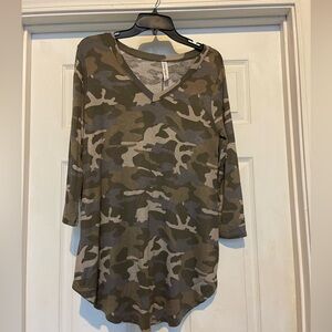 Zenana Premium camflouge shirt